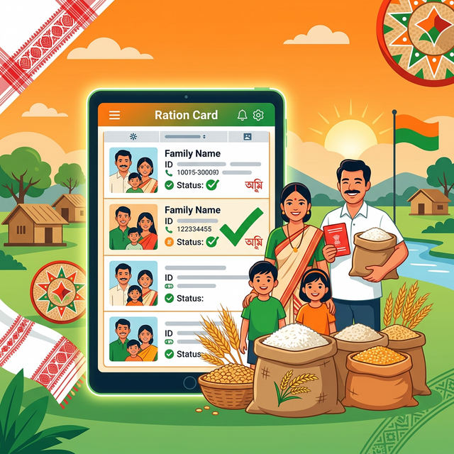 Assam Ration Card New List 2026 (District Wise PDF Download)